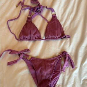 Dolcessa Purple Bikini Set
